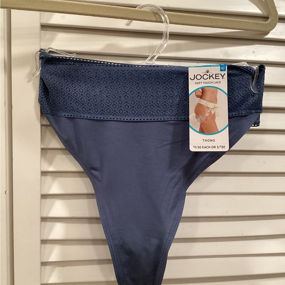 Jockey Soft Touch Lace Thong 9 XXL